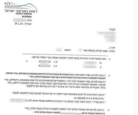 אישור זכויות מינהל מקרקעי ישראל