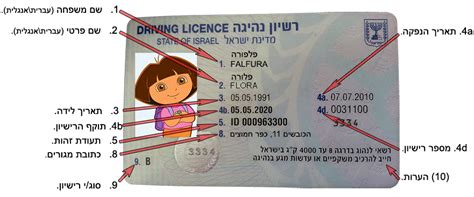 איתור תאריך הוצאת רישיון נהיגה