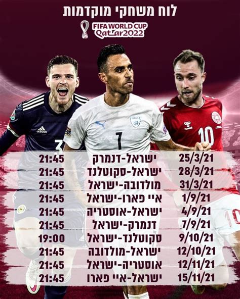 לוח משחקים נבחרת ישראל