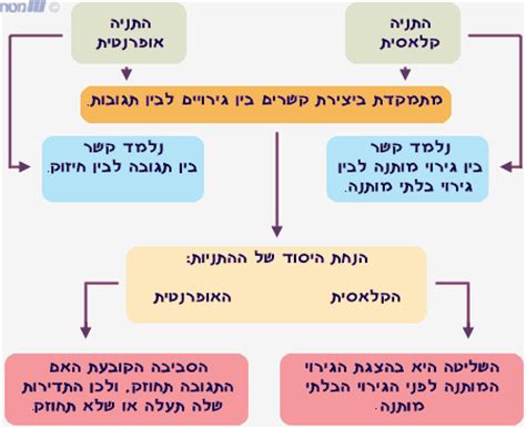 מה ההבדל בין התניה קלאסית והתניה אופרנטית