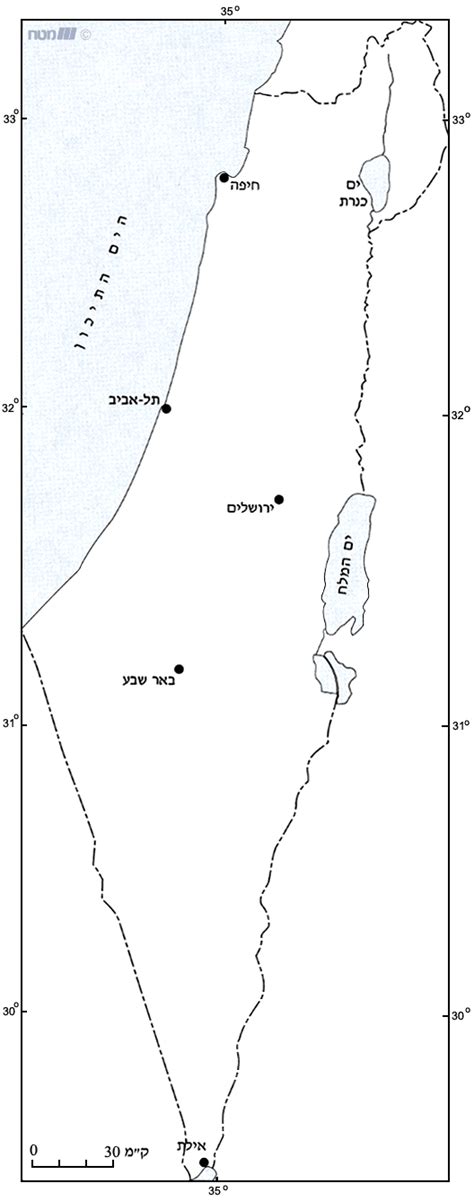 מפה אילמת של ישראל