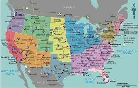 מפת ארצות הברית בעברית