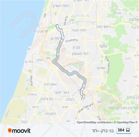 קו 384 בני ברק לוד