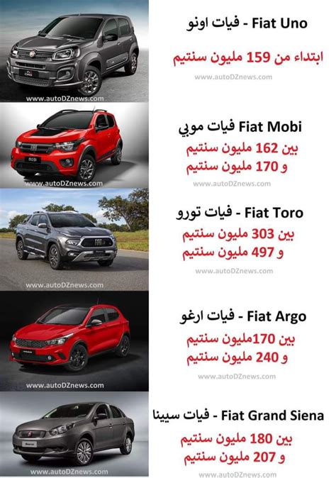 اسعار السيارات في الجزائر 2023
