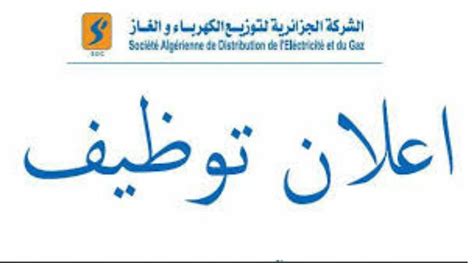 الشركة الجزائرية لتوزيع الكهرباء والغاز