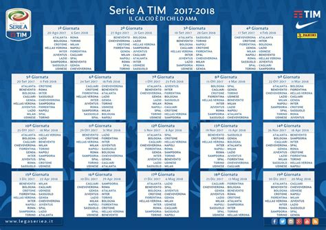 جدول مباريات الدوري الايطالي