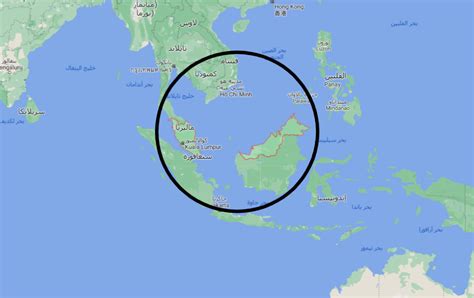 خريطة ماليزيا في العالم