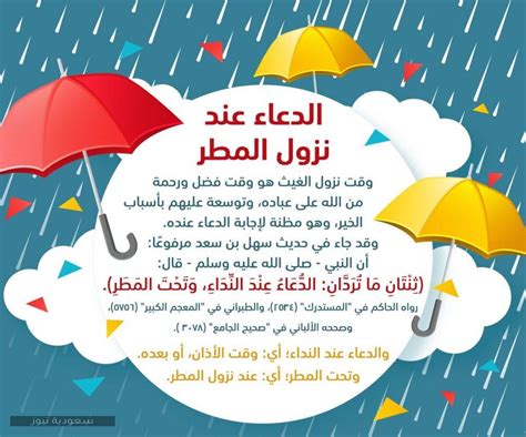 دعاء نزول المطر في رمضان