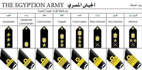رتب القوات المسلحه المصريه