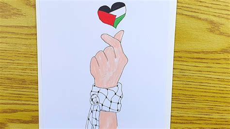 رسم عن فلسطين سهل