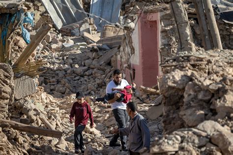 زلزال المغرب 2023 صور