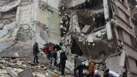 زلزال سوريا وتركيا وحش
