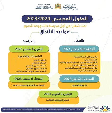 شعار الدخول المدرسي 2024