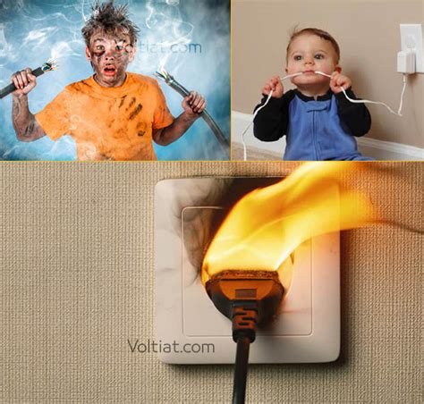 صور حول مخاطر الكهرباء