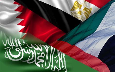 علم الكويت السعودية البحرين عمان قطر الامارات