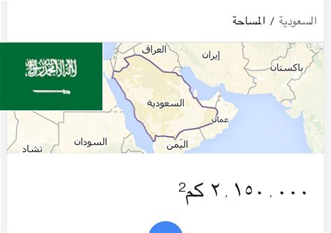 كم تبلغ مساحة السعودية