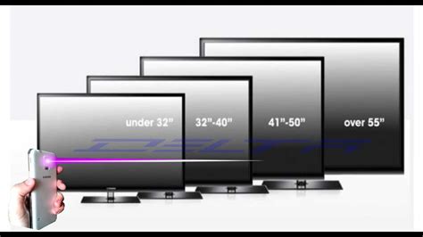 كيفية معرفة حجم شاشة التلفزيون