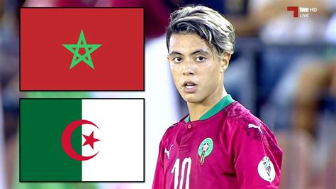 مباراة الجزائر و المغرب