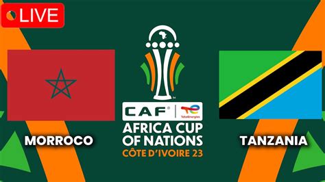 مباراة المغرب وتنزانيا بث مباشر