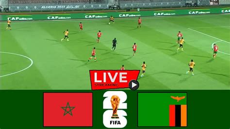 مباراة المغرب وتنزانيا مباشر