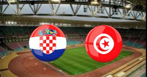 مباراة تونس و كرواتيا