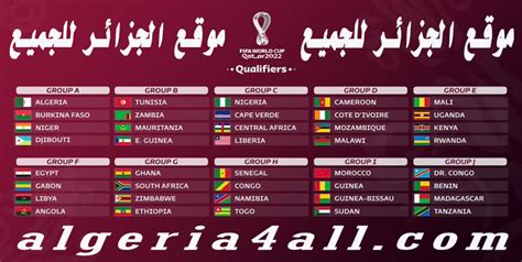 مجموعة الجزائر كاس افريقيا 2022
