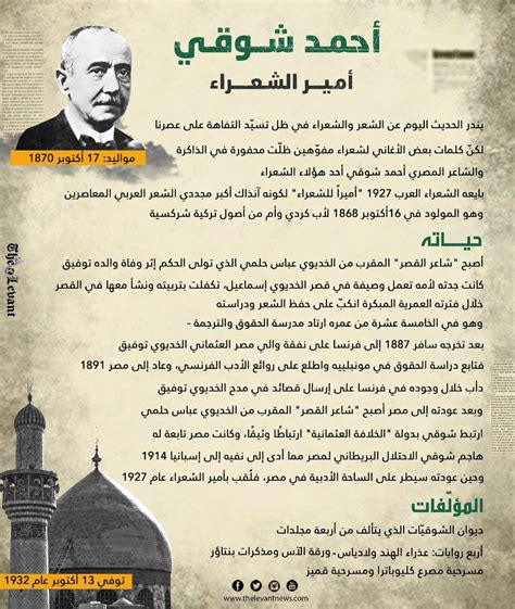 معلومات عن احمد شوقي