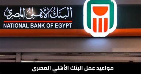 مواعيد عمل البنك الاهلى المصرى