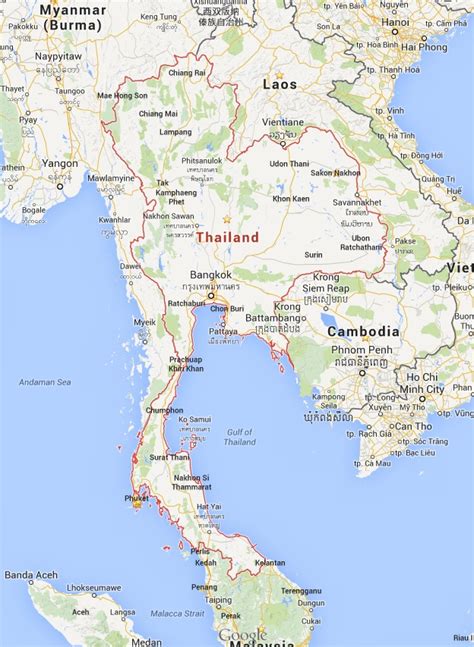 ติดต่อ google map thailand