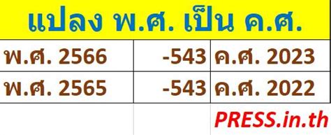 ปี พ.ศ. 2556 เป็นปี ค.ศ. อะไร