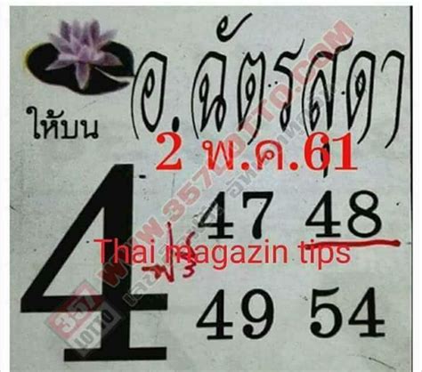 หวยไทยรัฐ 17 1 67 สด