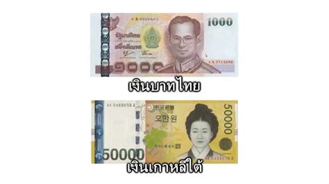 เงินเกาหลี 10000 วอน เท่ากับกี่บาท