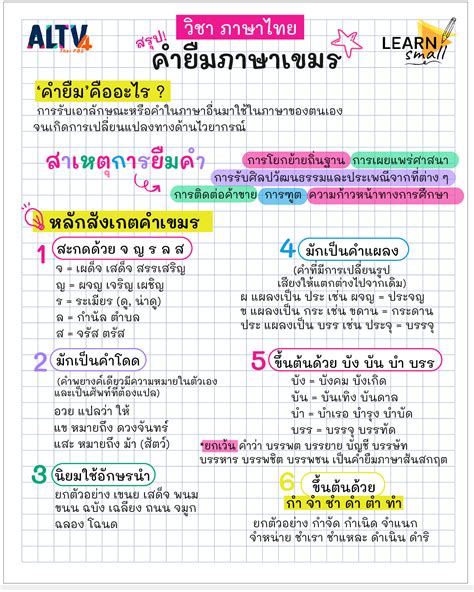 แปลภาษาเขมรเป็นไทยทั้งประโยค