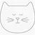 ​​​free printable cat face template