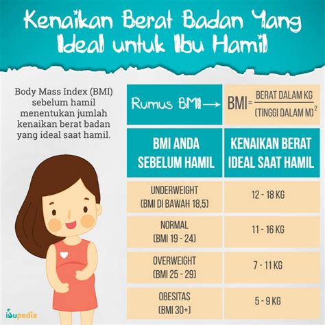 Kenaikan Berat Badan yang Ideal Selama Kehamilan