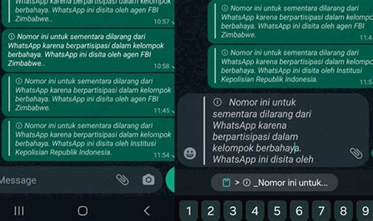 Waspada! Nomor WhatsApp Diblokir karena Tergabung Grup Berbahaya