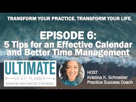 Tips for Effective Calendar Use