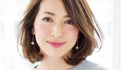 アラフォー 髪型 ボブ 丸 顔 アラサー女子に似合う【オン眉前髪】ショート･･ミディアム･ロングなど別♡ Lamire ラミレ オン眉