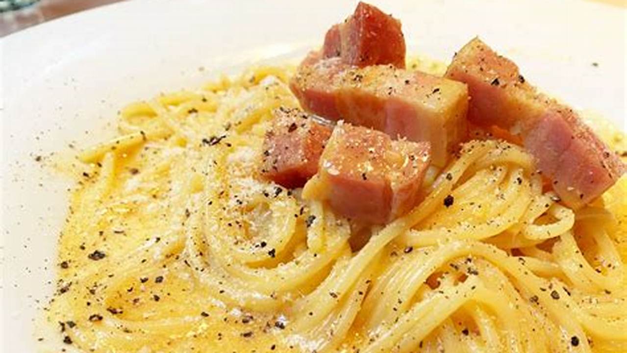 カルボナーラレシピ : お家で簡単イタリアン