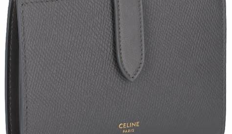 【CELINE】セリーヌ ミディアムストラップ レザー 二つ折り財布 グレー T000572ラフテルショップ 通販 Yahoo