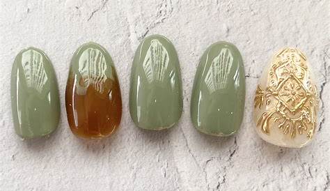 ピスタチオネイル ビタミンカラー グリーン ゴールドネイル マーブル 夏ネイル ネイルチップ ネイルチップ（つけ爪） hn_nail 通販