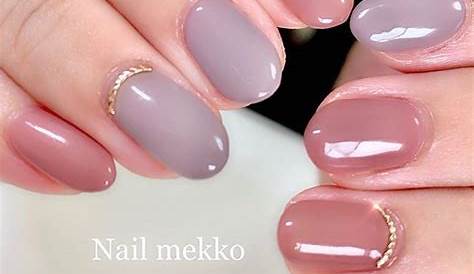 ピンク グレー ネイル Yucca Nail デザイン集 パステル＆