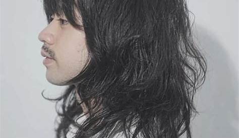 メンズ 髪型 ウルフロング 【コンパクトナチュラルウルフ】 FRONT ヘアスタイル 長い髪の男 日本のヘアカット
