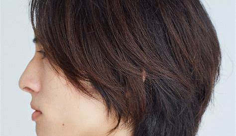 メンズ 髪型 ミディアム 襟足 やりすぎないセンターパート｜・ LIPPS Hair 渋谷｜MENS HAIRSTYLE ヘアスタイル