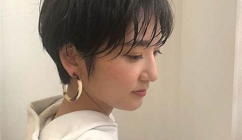 ロングヘアのベリーショートヘア（40代）