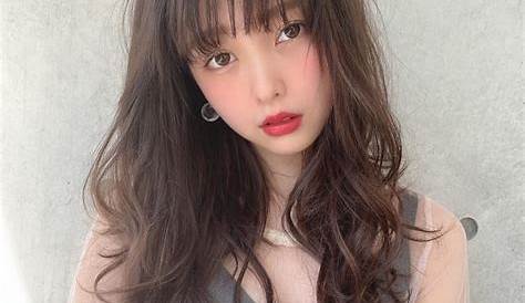 丸顔 童顔 大人っぽく 髪型 ロング でも見えるヘアスタイル ヘアスタイル【頭美人】