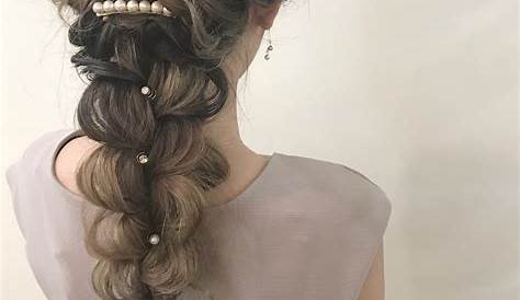 結婚式 髪型 ロング