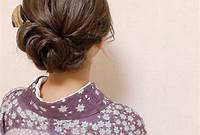 入学 式 着物 髪型 ロング