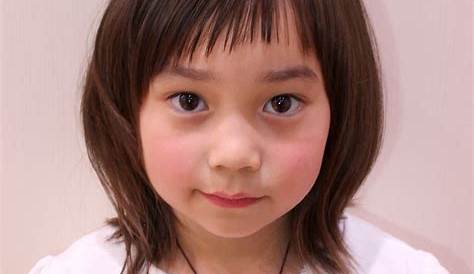 子供 髪型 ボブ 前髪なし 上 小学生 女の子 セミロング ただのヘアスタイル