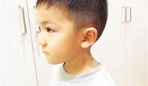ナチュラルになじませたツーブロックです。 －こども専門の美容室「チョッキンズ」－ Asian Boy Haircuts, Kids